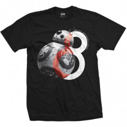 STAR WARS MEN'S TEE: EPISODE VIII BB-8 BIG EIGHT (X-LARGE)