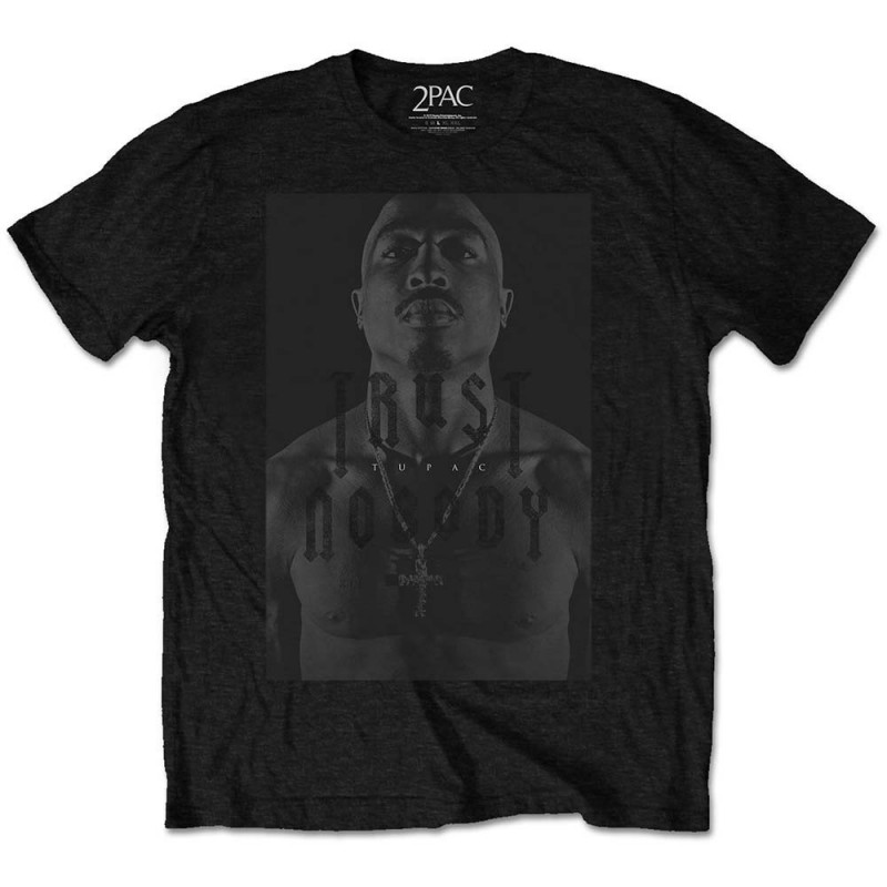 TUPAC - TRUST NO ONE BLACK (T-SHIRT UNISEX TG. L)