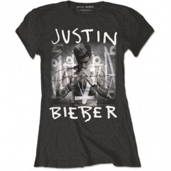 JUSTIN BIEBER LADIES TEE:...