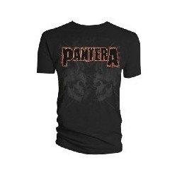 PANTERA - WATERMARKED SKULLS (T-SHIRT UNISEX TG. XL)