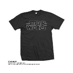 STAR WARS - LOGO NERO (UNISEX TG. XXL)