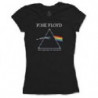 PINK FLOYD LADIES FASHION TEE: DARK SIDE OF THE MOON (LARGE) BLACK LADIES FASHION TEE