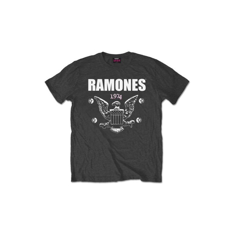 RAMONES - 1974 EAGLE (T-SHIRT UNISEX TG. S)