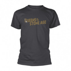 QUEENS OF THE STONE AGE TEXT LOGO (METALLIC)