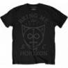 BRING ME THE HORIZON MEN'S TEE: HAND DRAWN SHIELD (X-LARGE) BLACK MENS TEE