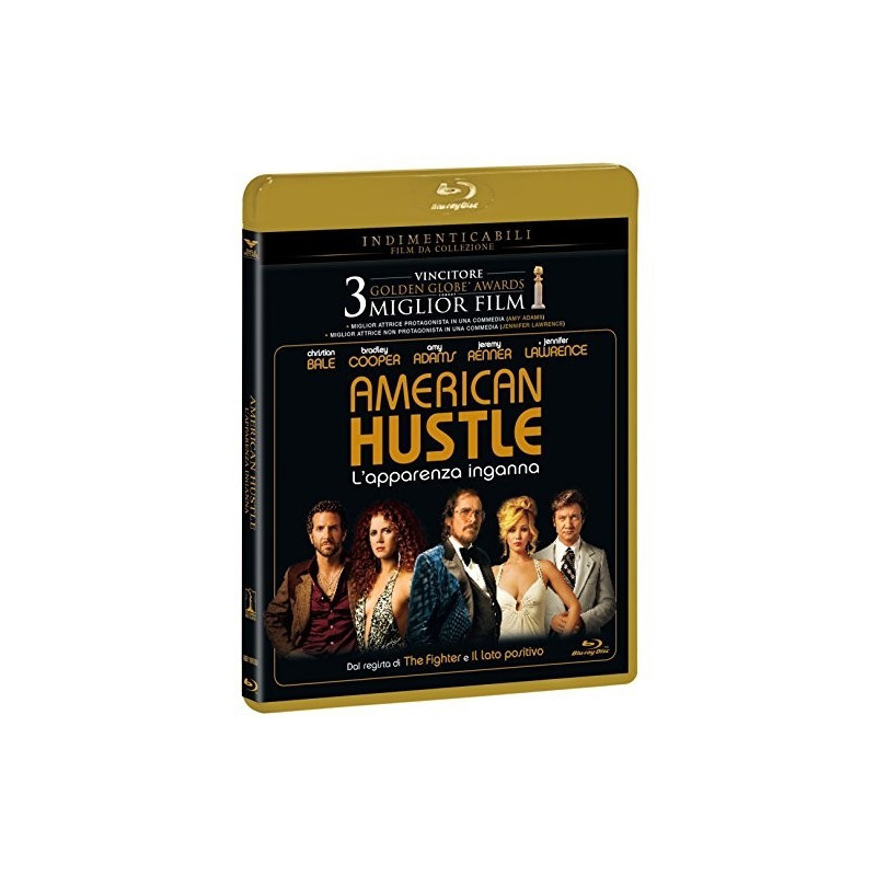 AMERICAN HUSTLE "INDIMENTICABILI" BLU RAY DISC