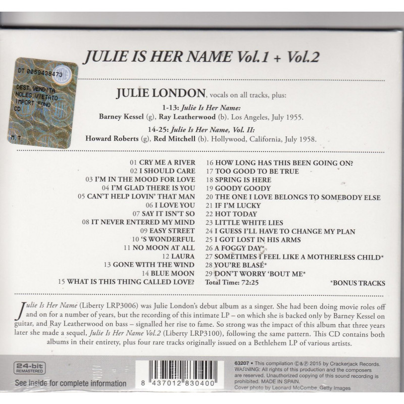 JULIE IS HER NAME VOL. 1 + VOL. 2