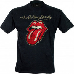 ROLLING STONES (THE) - PLASTERED TONGUE (T-SHIRT UNISEX TG. XL)