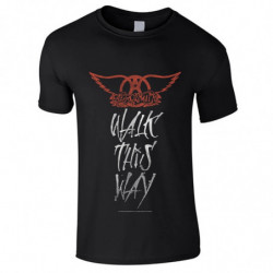 AEROSMITH WALK THIS WAY TS BLACK