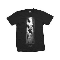 STAR WARS MEN'S TEE: HAN IN CARBONITE (LARGE) BLACK MENS TEE