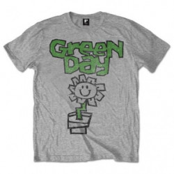 GREEN DAY MEN'S TEE: FLOWER...