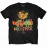 WOODSTOCK MEN'S SPECIAL EDITION TEE: SPLATTER (MEDIUM) BLACK MENS SPECIAL EDITION TEE