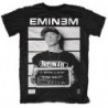 EMINEM T-SHIRT  S UNISEX BLACK  ARREST