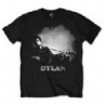 BOB DYLAN - GUITAR & LOGO (T-SHIRT UNISEX TG. L)