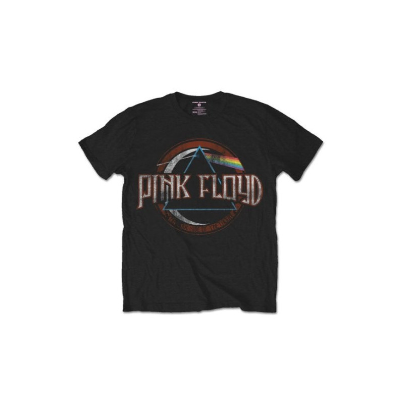 PINK FLOYD MEN'S TEE: DARK SIDE OF THE MOON (X-LARGE) BLACK MENS TEE