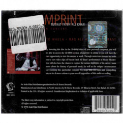 IMPRINT - NUSRAT FATEH ALI KHAN IN CONCE