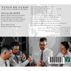 TANGO DE SAXOS - MUSIC FOR SAXOPHONE QUA