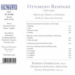 RESPIGHI: WORKS FOR FLUTE AND ORCHESTRA