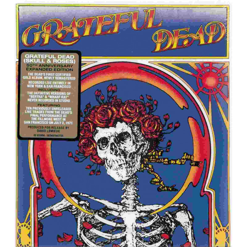 GRATEFUL DEAD (SKULL & ROSES)