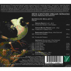 18TH CENTURY ORGAN SONATAS: LIGURIAN ORG