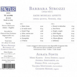 BARBARA STROZZI: SACRI MUSICALI AFFETTI
