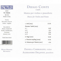 DIEGO CONTI: MUSICA PER VIOLINO E PIANOF
