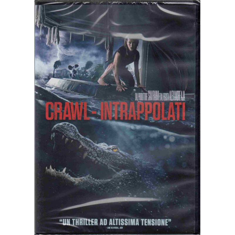 CRAWL - INTRAPPOLATI REGIA ALEXANDRE AJA / KAYA SCODELARIO, BARRY PEPPER, MORFYDD CLARK