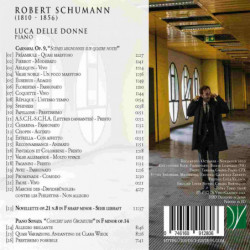 SCHUMANN: CARNAVAL OP. 9, PIANO SONATA O