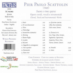 PIER PAOLO SCATTOLIN: SUONI E RIME SPARS