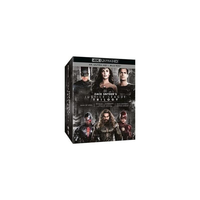 ZACK SNYDER'S JUSTICE LEAGUE TRILOGY (4K ULTRA HD + BLU-RAY)