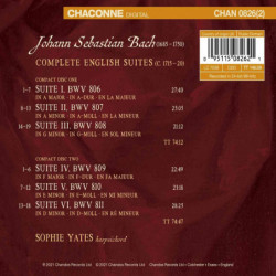 BACH: COMPLETE ENGLISH SUITES