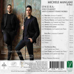 ONEIRA, SOLO CLARINET AND CLARINET PIANO