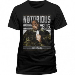 BIGGIE SMALLS UNISEX TEE: NOTORIOUS BIG CHAIN (SMALL)