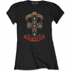 GUNS N' ROSES LADIES TEE: APPETITE FOR DESTRUCTION (RETAIL PACK) (SMALL)