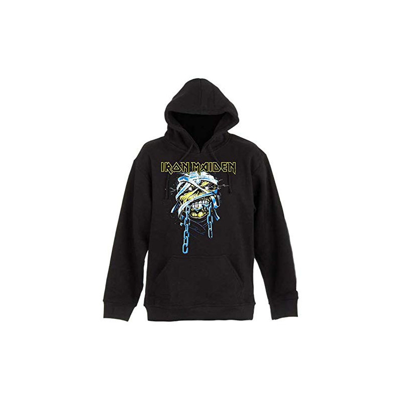 IRON MAIDEN UNISEX PULLOVER HOODIE: POWERSLAVE (X-LARGE)