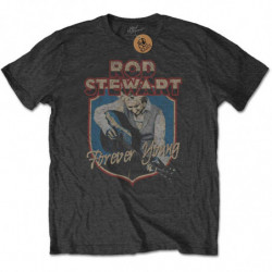 ROD STEWART UNISEX TEE: FOREVER CREST (X-LARGE)