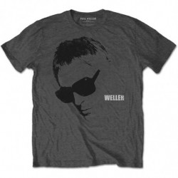 PAUL WELLER UNISEX TEE: GLASSES PICTURE (XX-LARGE)