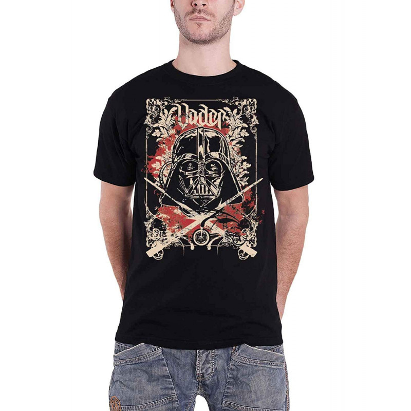 STAR WARS UNISEX TEE: VADER DÚCOR (XX-LARGE)