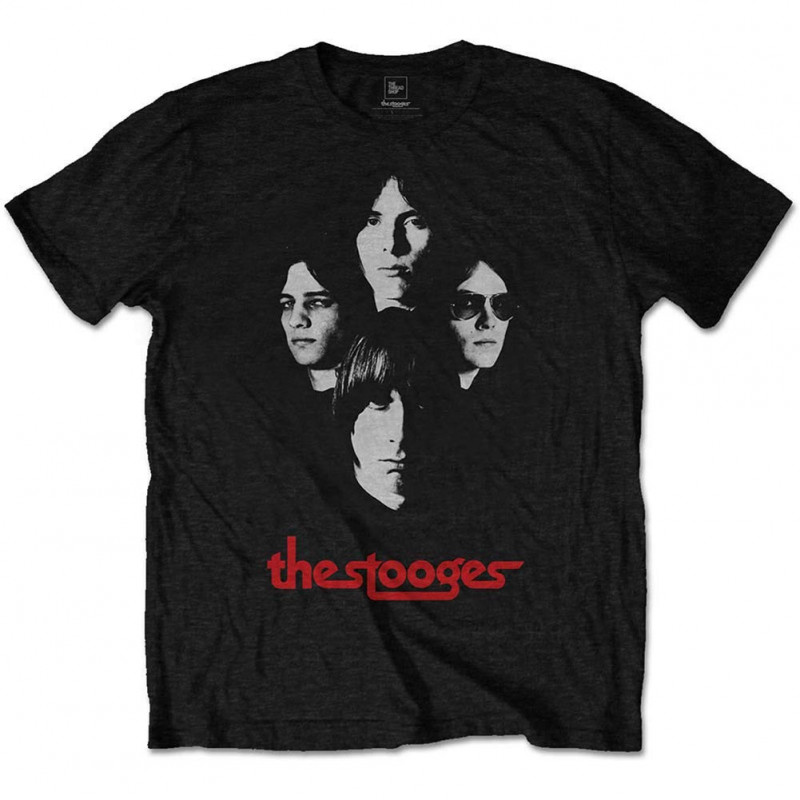 IGGY & THE STOOGES UNISEX TEE: GROUP SHOT (X-LARGE)