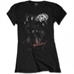 DEBBIE HARRY LADIES TEE: LEATHER GIRL (XX-LARGE)