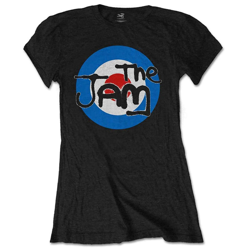 THE JAM LADIES TEE: SPRAY TARGET LOGO (SOFT HAND INKS) (MEDIUM)