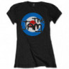 THE JAM LADIES TEE: SPRAY TARGET LOGO (SOFT HAND INKS) (MEDIUM)