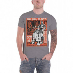 STAR WARS UNISEX TEE: DROIDS ROCK (MEDIUM)