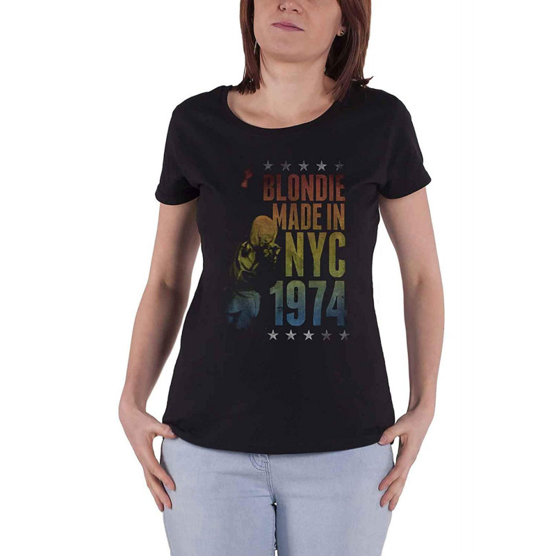 BLONDIE LADIES TEE: MADE IN NYC (X-LARGE)