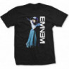 EMINEM UNISEX TEE: MIC. POSE (LARGE)