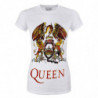 QUEEN LADIES TEE: CLASSIC CREST (LARGE)