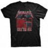 METALLICA UNISEX TEE: KILL 'EM ALL (BACK PRINT) (LARGE)