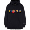 THE ROLLING STONES UNISEX PULLOVER HOODIE: HONK LETTERS (CUFF PRINT) (LARGE)