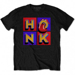 THE ROLLING STONES UNISEX TEE: HONK ALBUM TRACKLIST (BACK PRINT) (SMALL)