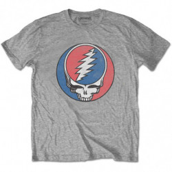 GRATEFUL DEAD UNISEX TEE: STEAL YOUR FACE CLASSIC (LARGE)